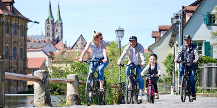 Vom 15. Juni bis 5. Juli 2026 wird beim STADTRADELN in Stadt und Landkreis Bamberg gemeinsam fleißig geradelt. (Quelle: Stadt Bamberg). Foto (Stadt Bamberg, Sonja Seufferth)