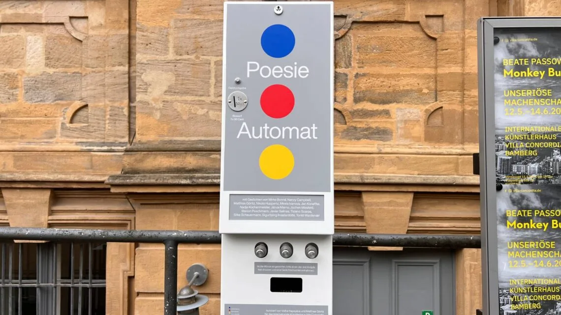 Poesieautomat Villa Concordia Bamberg
© Internationales Künstlerhaus Villa Concordia