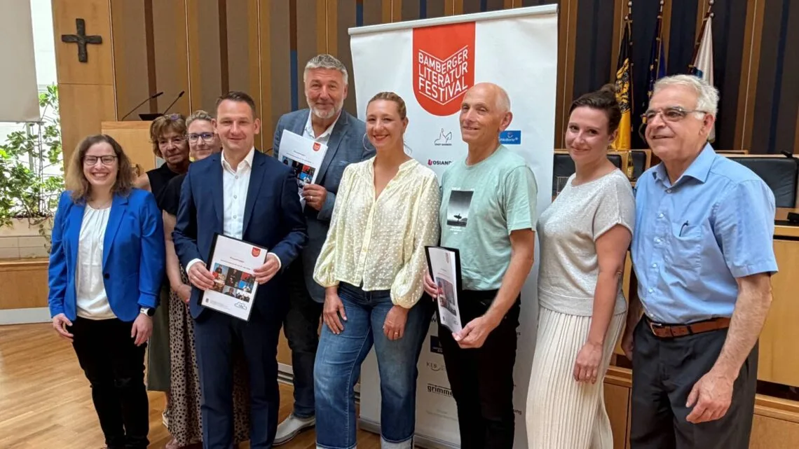 Angela Merkel eröffnet das Bamberger Literaturfestival 2026 10 Die Freude, dass das Bamberger Literaturfestival in die 12. Auflage geht ist bei allen Beteiligten groß. (Quelle: Landratsamt Bamberg/Förtsch)