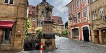 Studie der Uni Bamberg: Warum viele Trinkbrunnen ungenutzt bleiben 13 Der Trinkbrunnen in der Nähe des Alten Rathauses in Bamberg ist kaum als solcher zu erkennen. Quelle: Philipp Sprengholz/Universität Bamberg