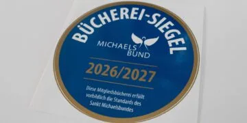 51 Büchereien im Erzbistum Bamberg mit Gütesiegel ausgezeichnet 12 Sankt Michaelsbund verleiht Qualitätssiegel an Büchereien aus dem Erzbistum Bamberg, 08.07.2026, Hallstadt: Siegel