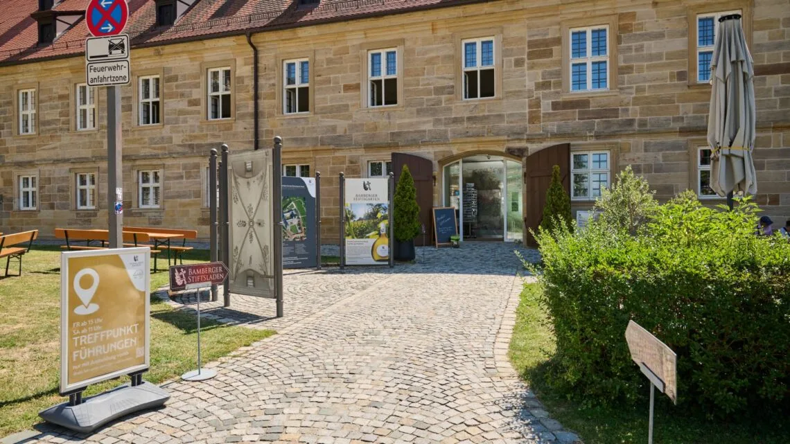 Der Stiftsladen am Michaelsberg. Quelle: Jürgen Schraudner/ Stadtarchiv Bamberg