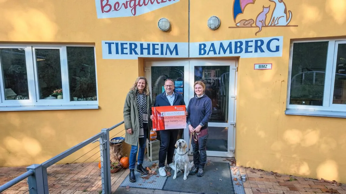 Spendenübergabe. Quelle: Stadtwerke Bamberg